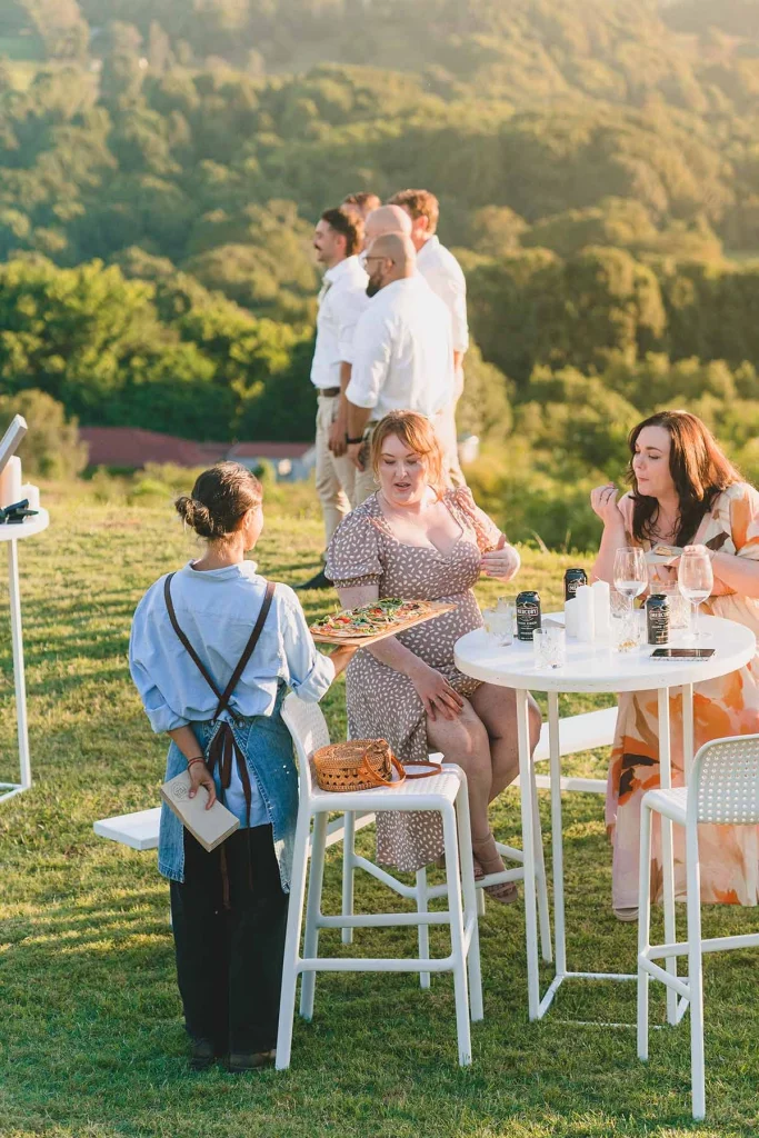 Late night pizza wedding catering Byron Bay